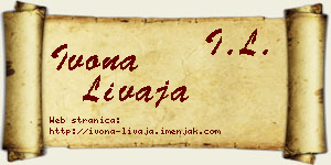 Ivona Livaja vizit kartica